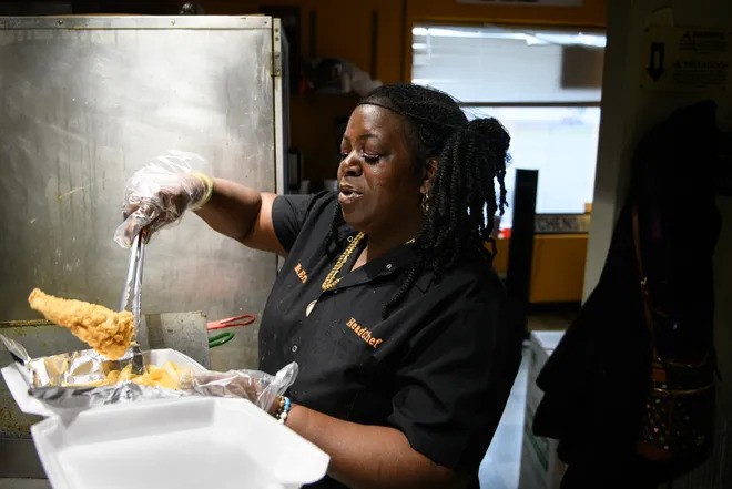 Chef Erica Baldwin feeds Fayetteville